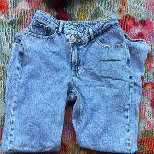 Shein Jeans button look